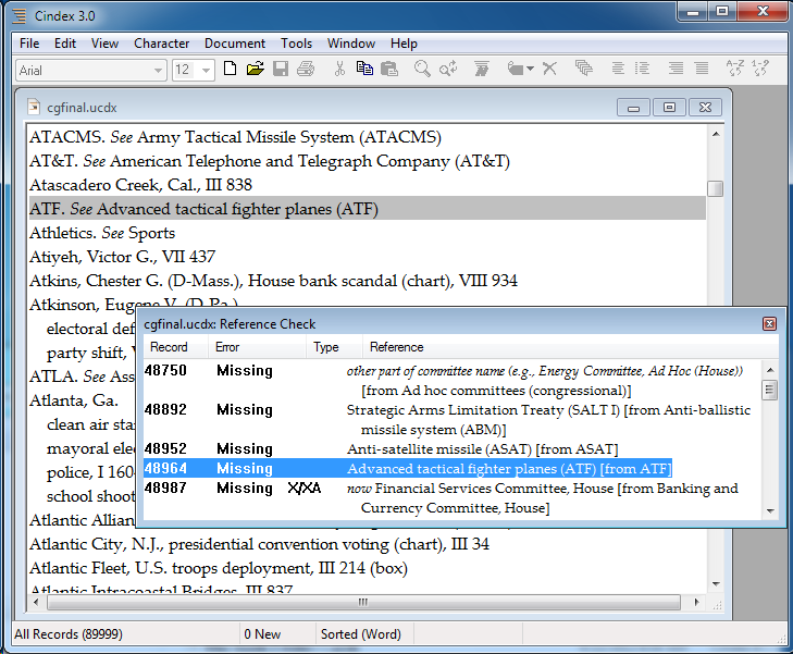 Indexing Indexing