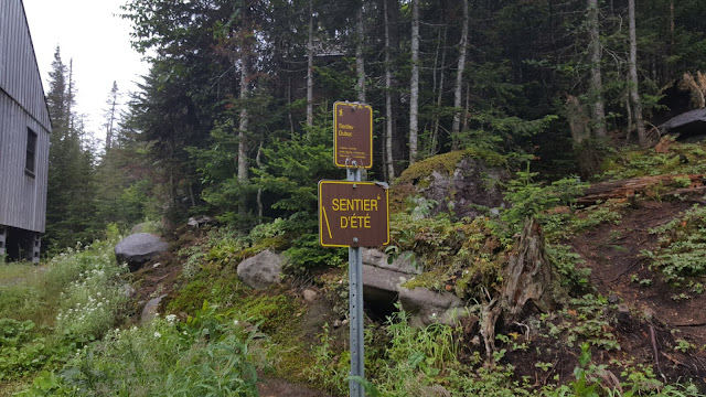 Point de départ pour la randonnée au Pic Dubuc