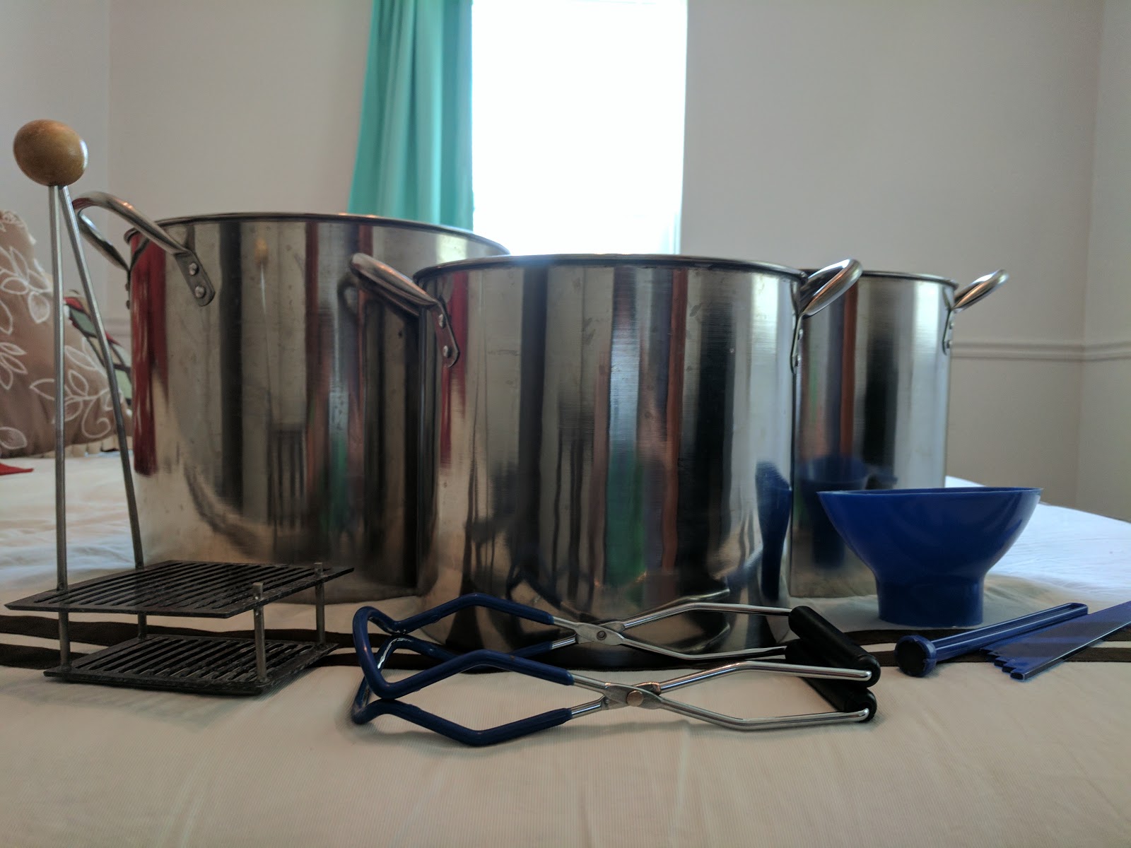 Homemade Canner Items for Water Bath canning