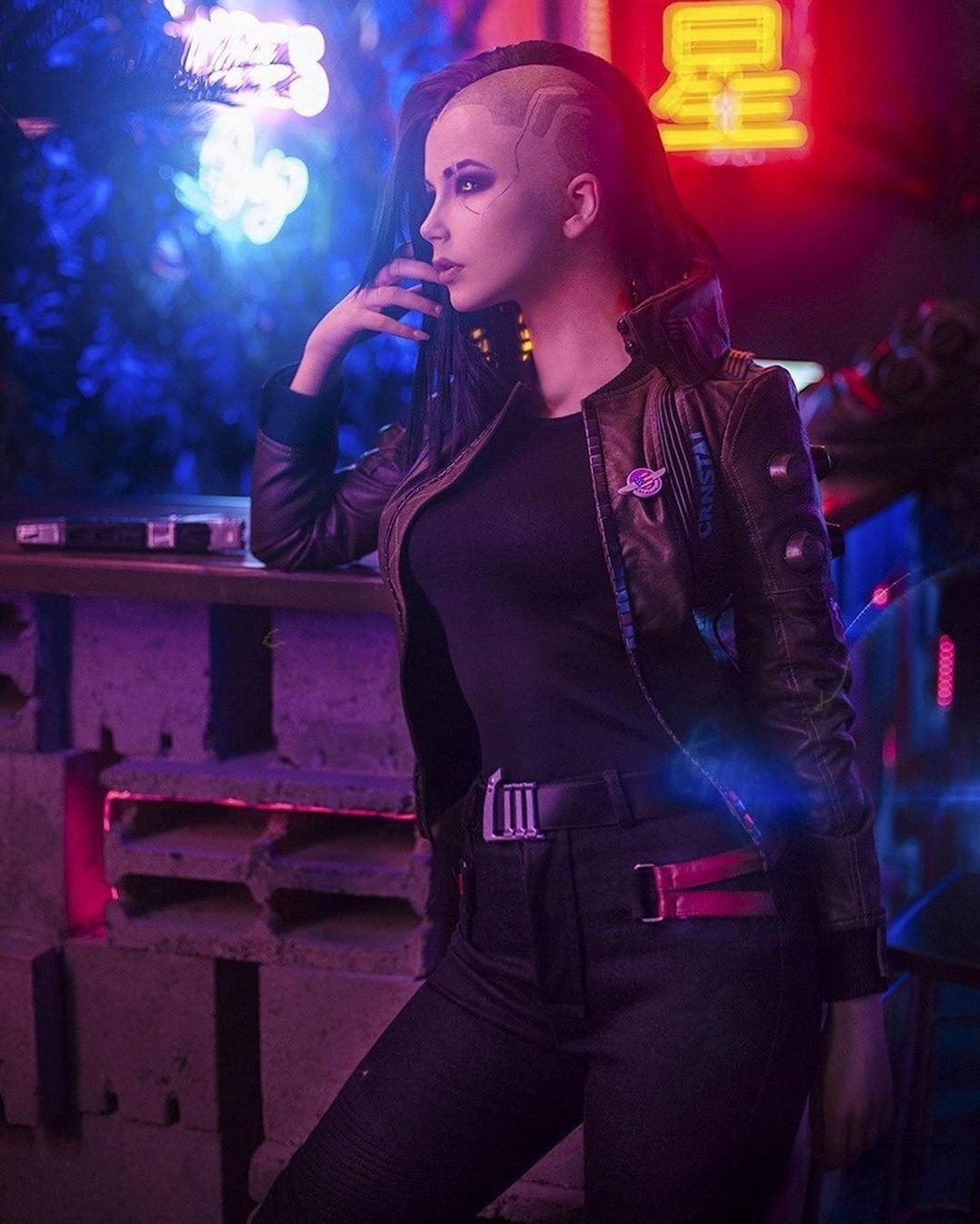 Cyberpunk cosplay girl фото 105
