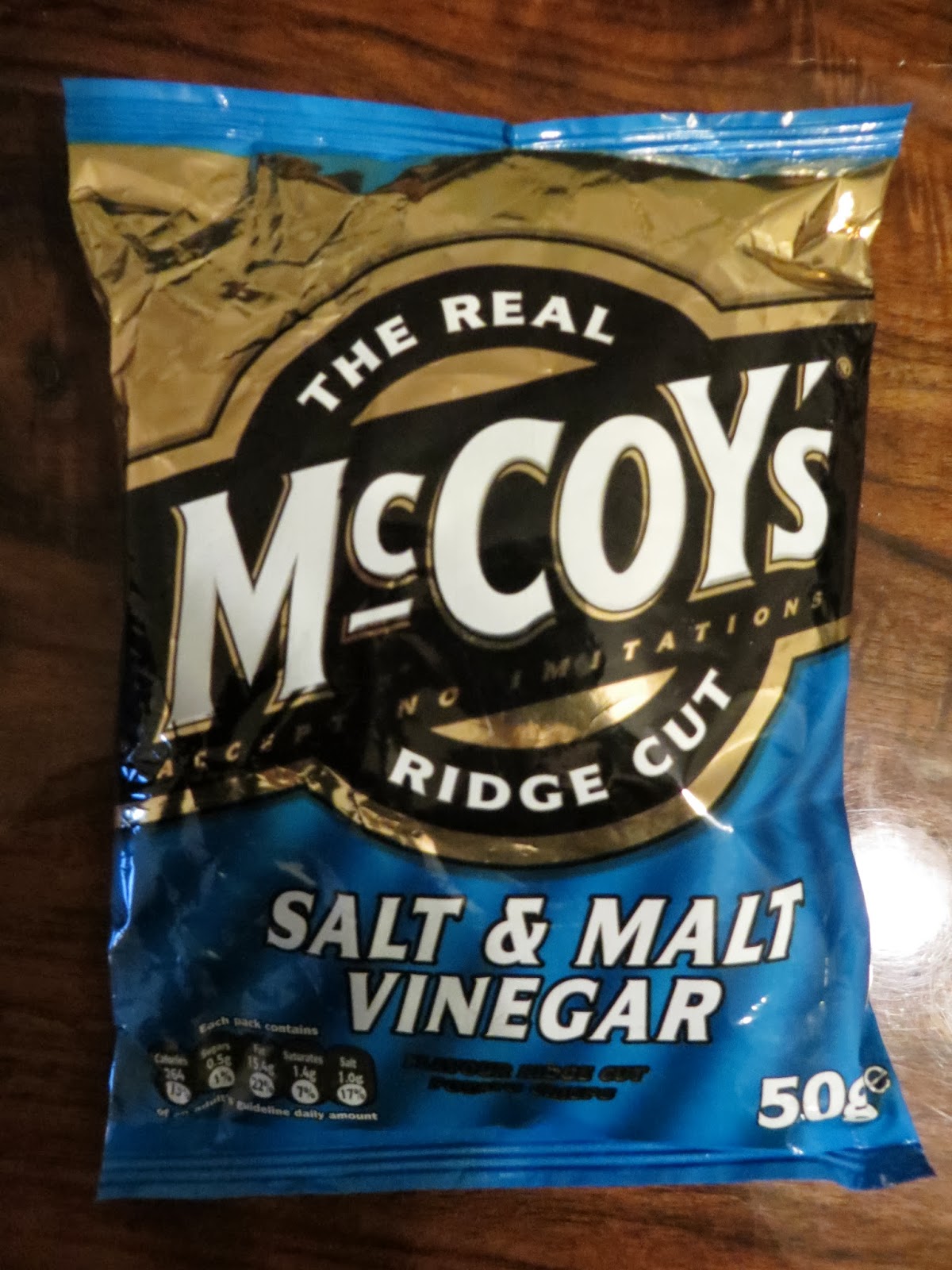 Recenzje chipsów McCoy's Ridge Cut Salt & Malt Vinegar