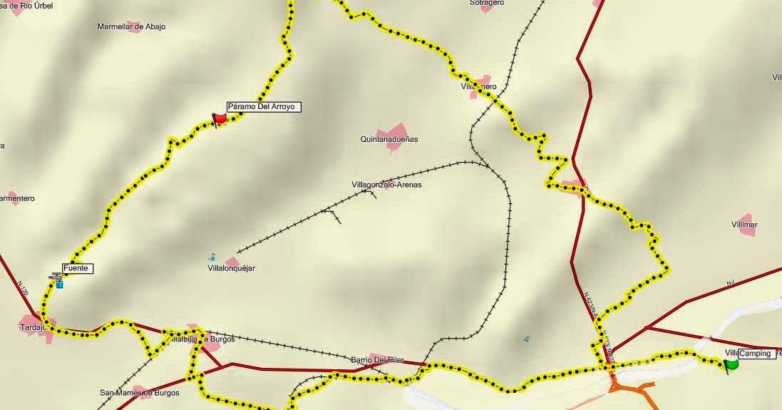 Ciudad de Burgos Rutas BTT Ruta 17 Páramo del alfoz de Quintanadueñas