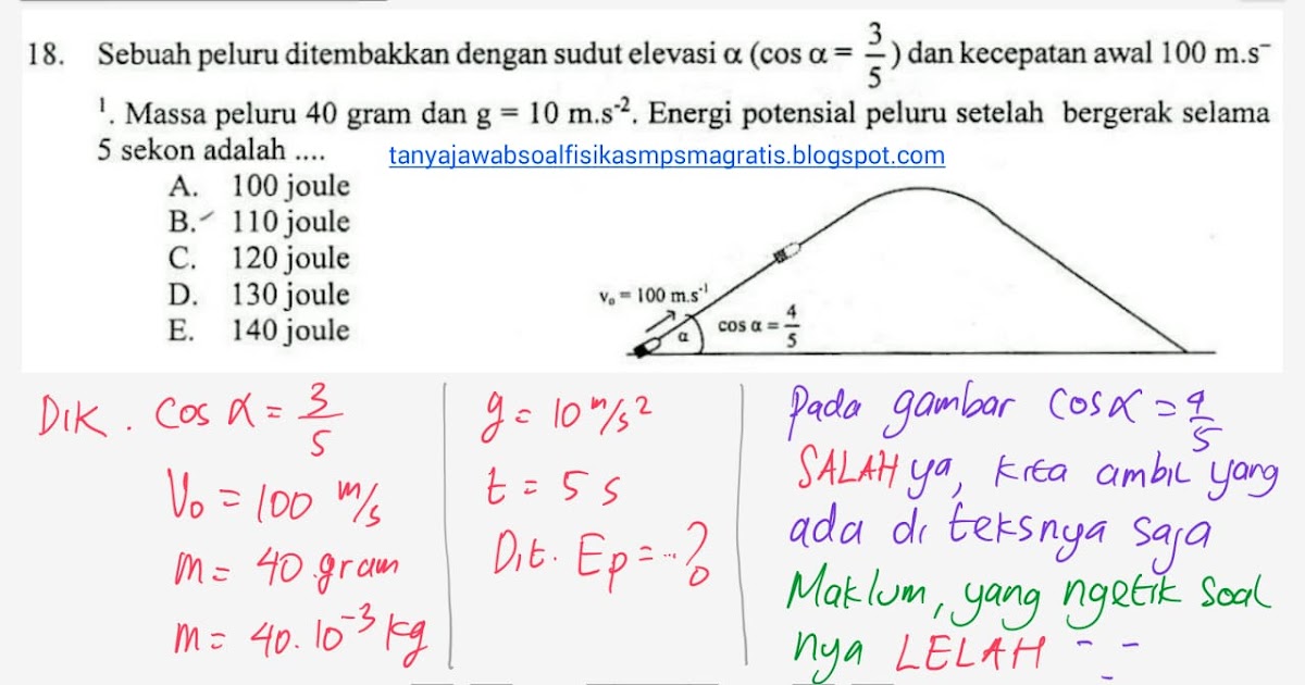 Fisika Fikiran Siap Kacau Penting Isi Blog Setelah Sosialize Geser Kebawah Yaaa Pembahasan Soal Unbk Fisika 2017 No 18