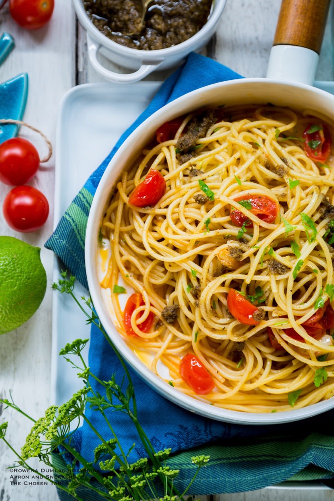 Spaghetti with Garum from the Ancient Roman Period