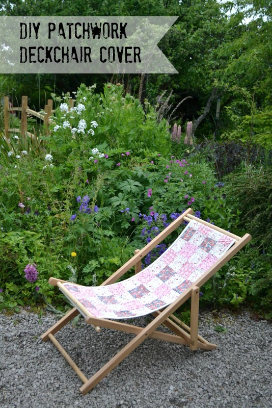 Upcycled Patchwork Deck Chair Cover