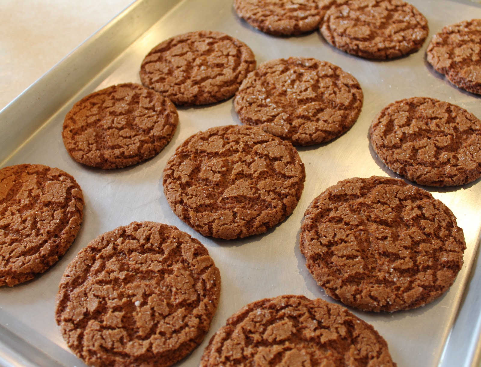 Crunchy, Spicy Gingersnap Cookies