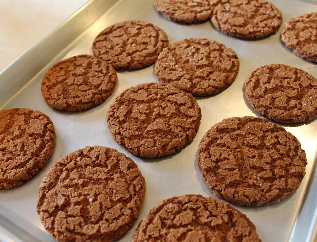 Baked Gingersnap Cookies