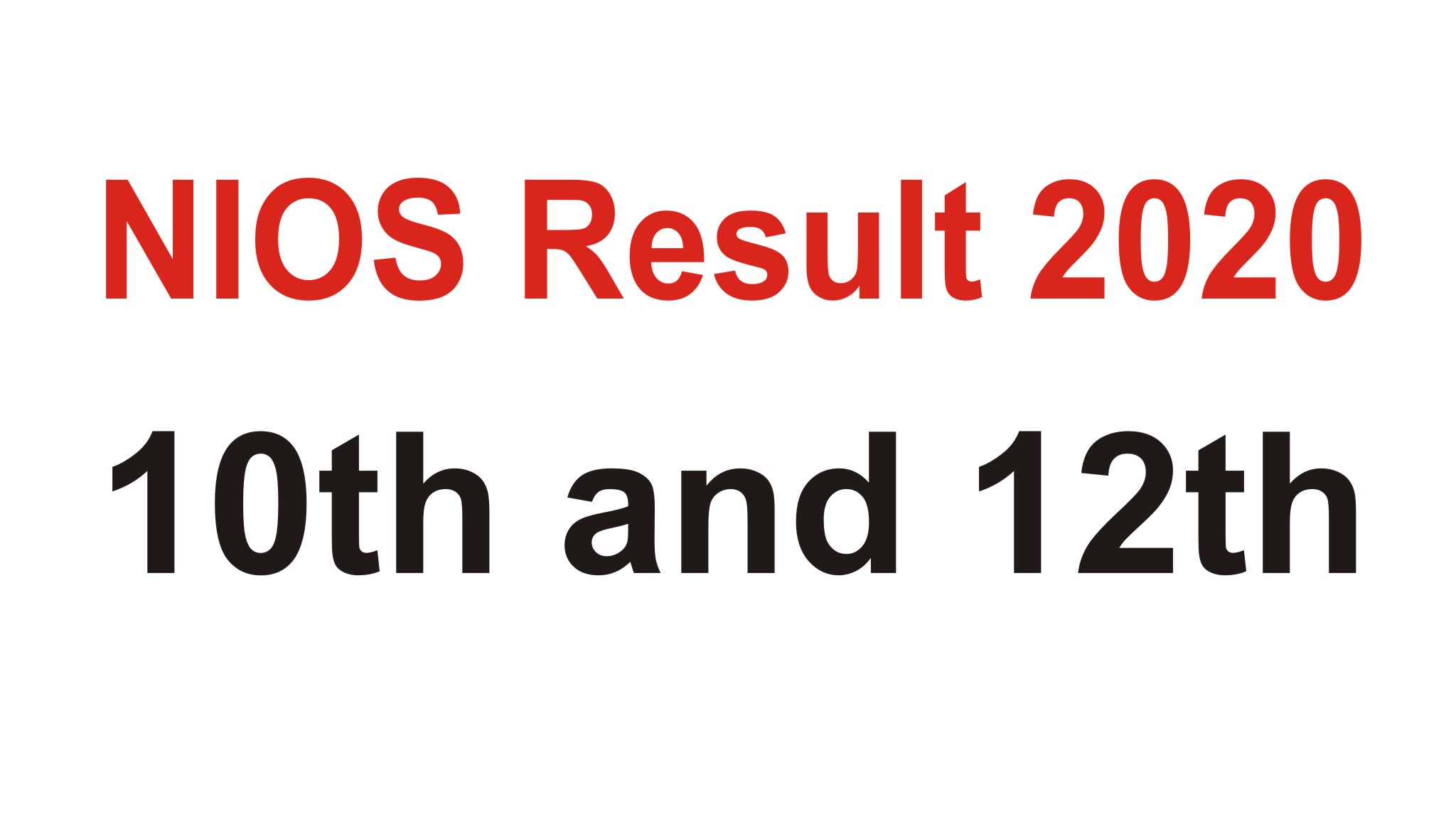 Nios Result 2020 Nios 10th 12th Result 2020 To Be Announced By Aug 7 My Exam Solution 12th class (senior secondary) result 2020 will be released by the central board of secondary education on its official website www.cbseresults.nic.in or post the declaration of cbse class 12th result, the board will make the necessary arrangements for the issuance of original marksheets. nios result 2020 nios 10th 12th result