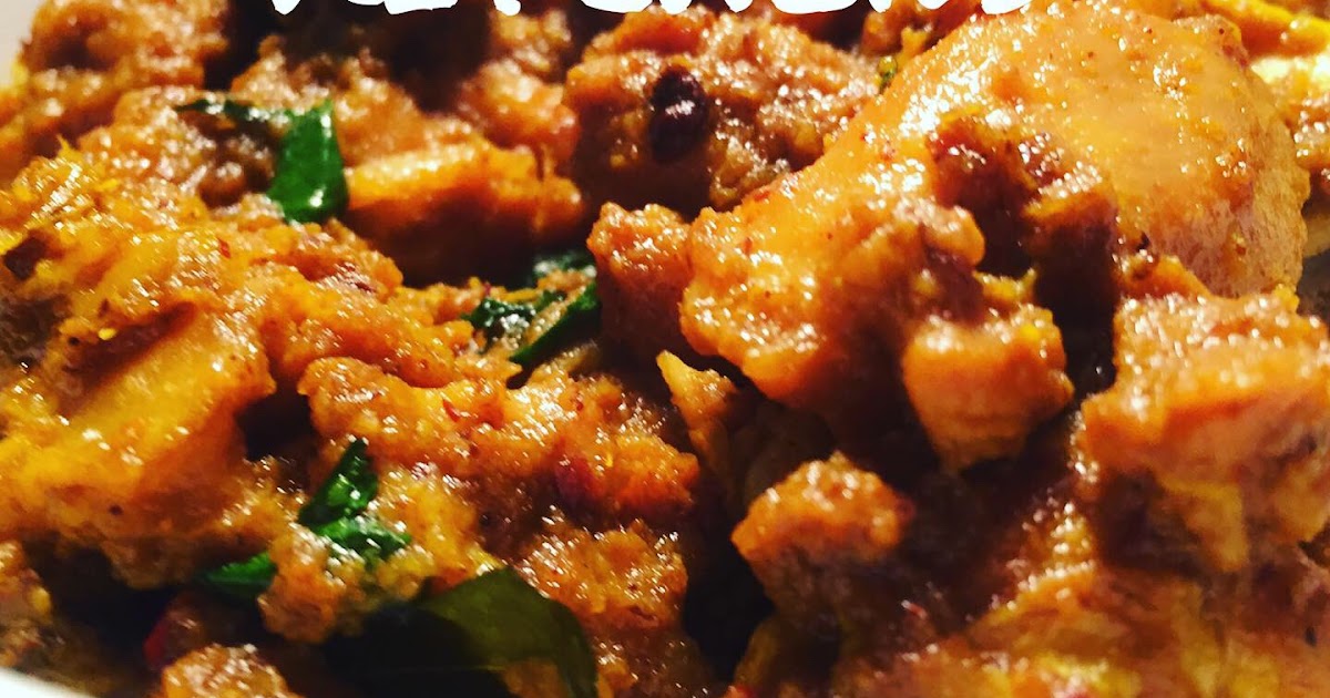 Masala Chicken Dry Pot Roast Recipe