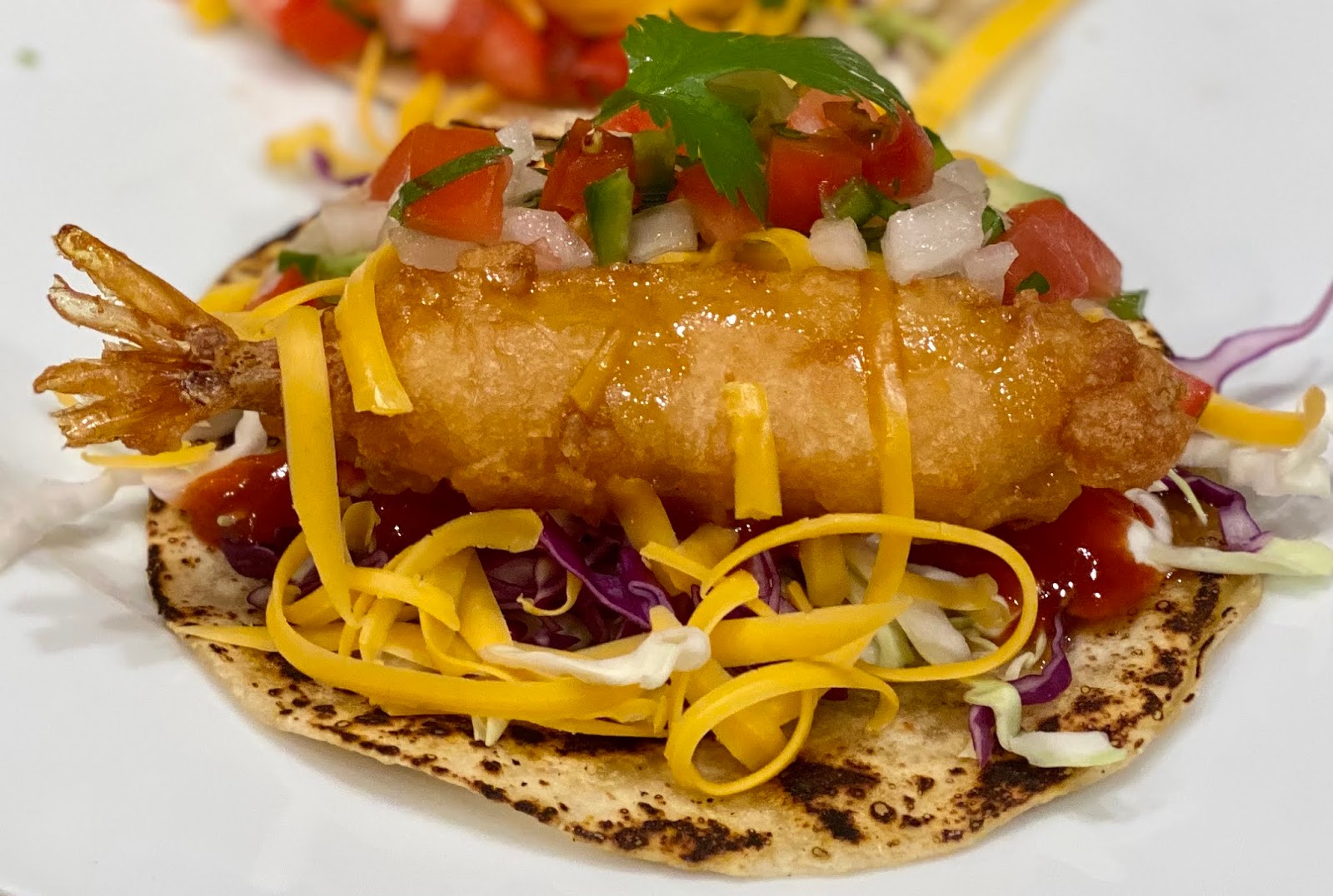 GREAT EATS HAWAII SHRIMP TEMPURA TACOS