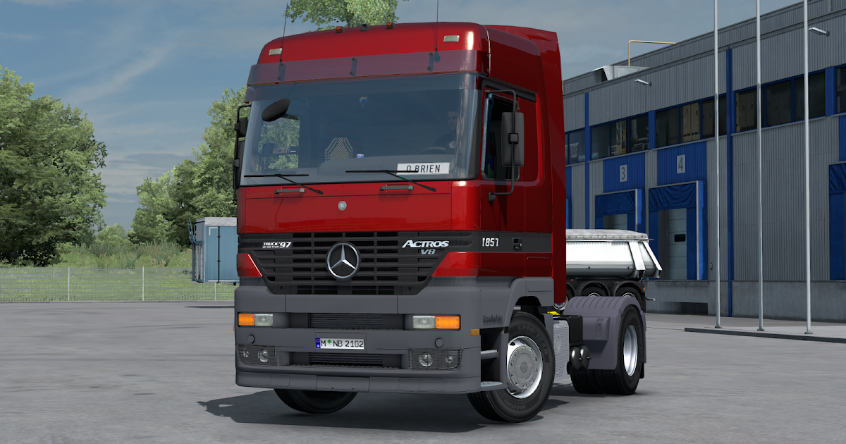 Mercedes Actros Mp4 Truck Mod V10 Ets2 Euro Truck Simulator 2 Mod