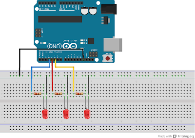 Program Menyalakan LED Menggunakan Arduino UNO