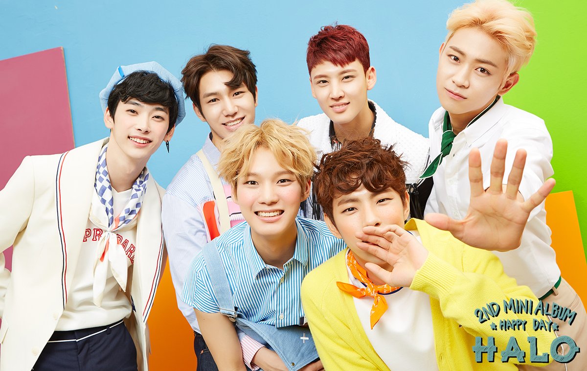 Kpop - HALO Drops Colorful Teaser Images for ‘Happy Day’ Comeback