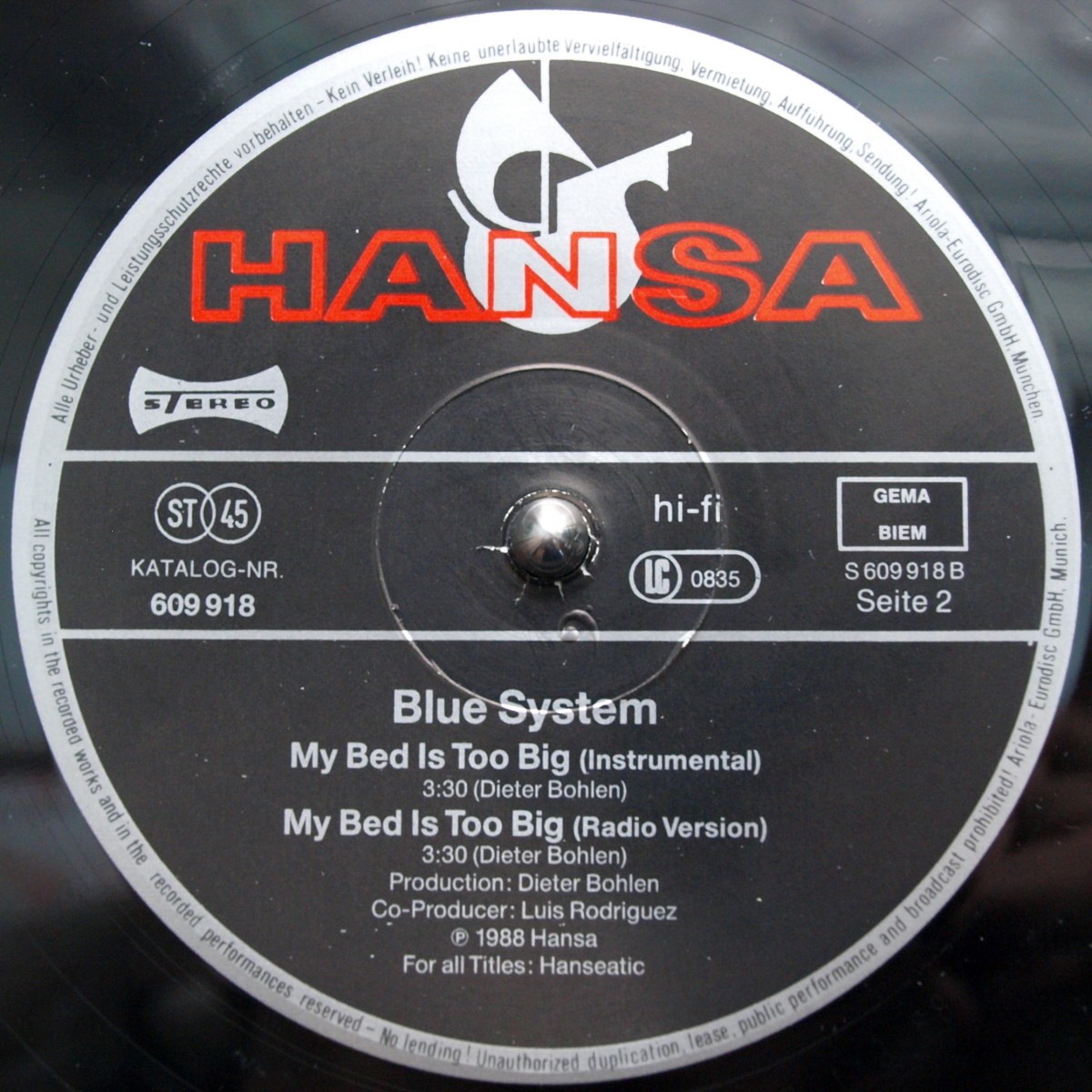 Music download blogspot Missing hits 7 80s BLUE SYSTEM MY BED IS
