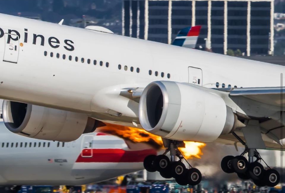Philippine Airlines Engine Ignites Fire On Air Pinoy Pilot Earn Praise For Safely Returning To Airport Pinoy Formosa