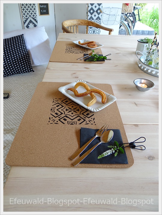 DIY Tischsets aus Kork