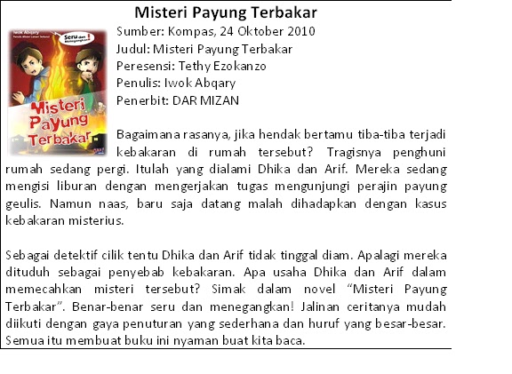 Contoh Resensi Novel Terbaru  newhairstylesformen2014.com