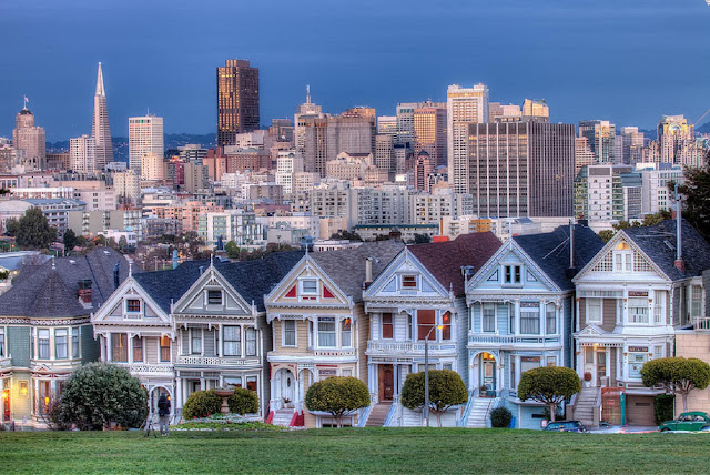 Сан-Франциско: викторианские дома Painted Ladies