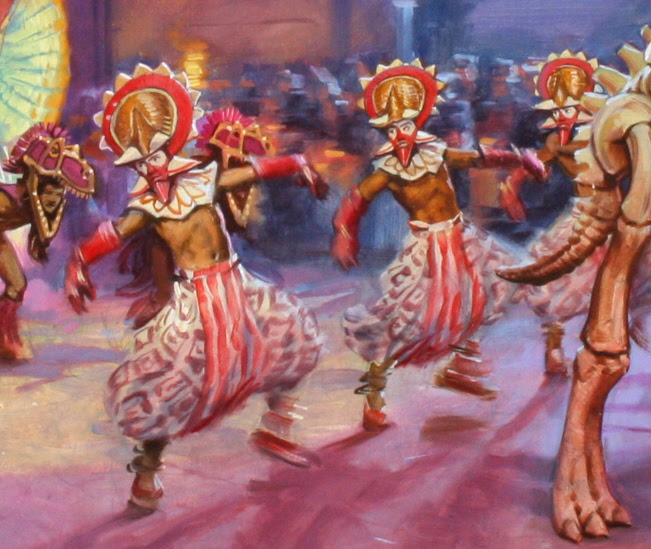 Gurney Journey Using motion blur in an oil painting