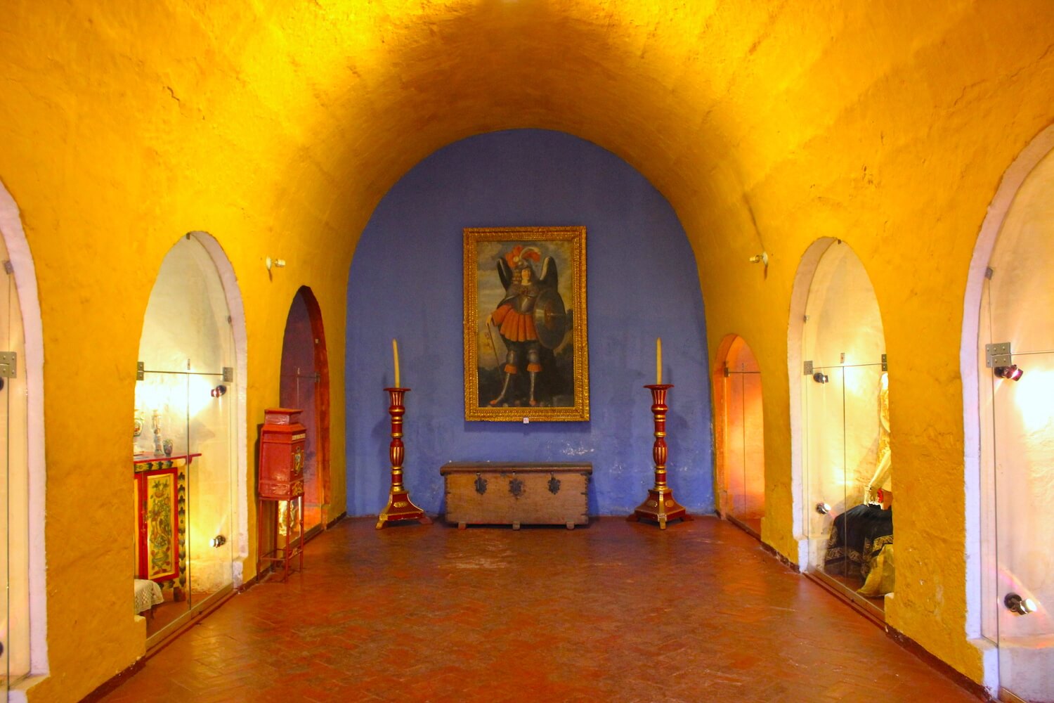monastery of santa catalina yellow blue room