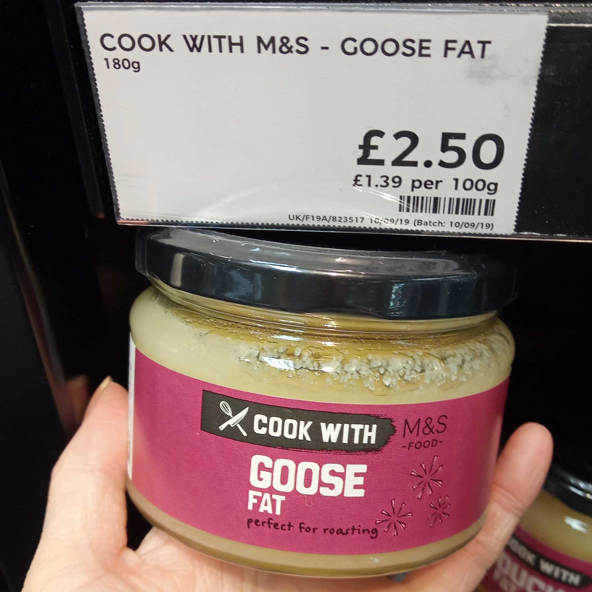 Supersupergirl's Food Reviews M&S Marks and Spencers goose fat and