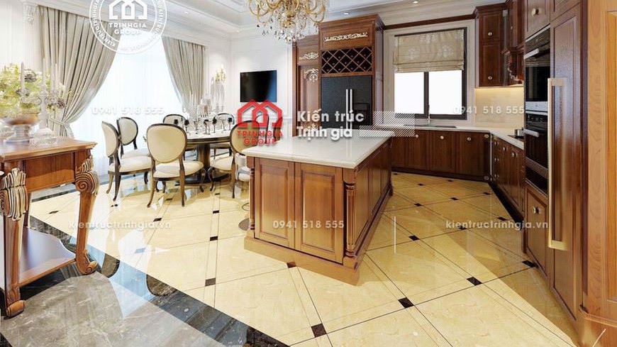Nội thất lâu đài - Đẳng cấp với kiến trúc kiểu Pháp cổ điển - Mã số NT4021 - Ảnh 3