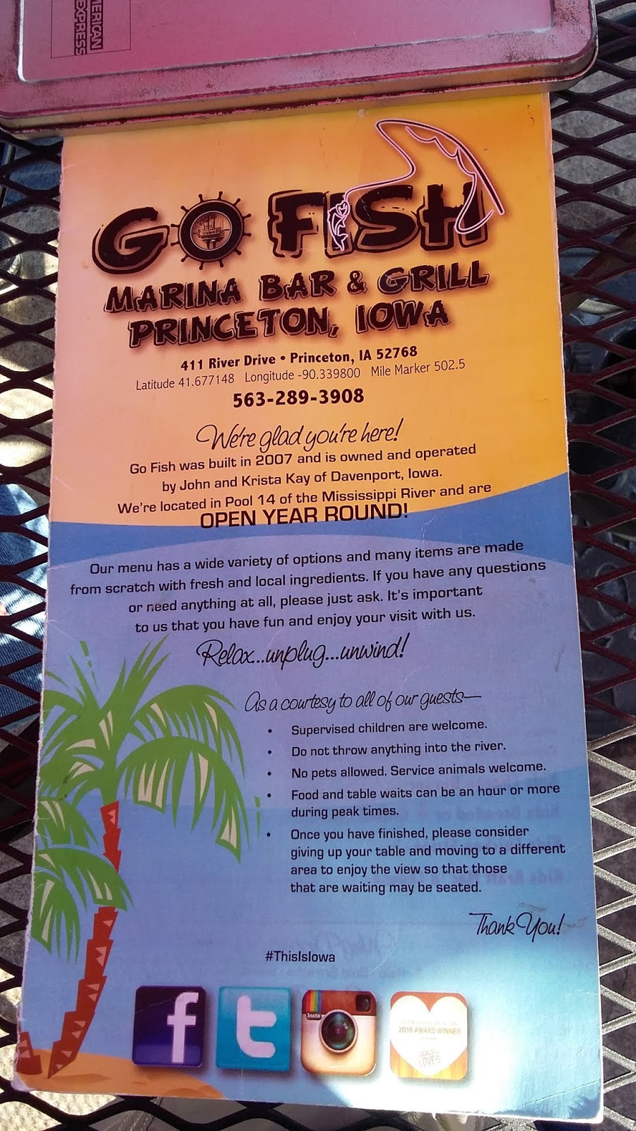 Restaurant Review of Go Fish Marina Bar and Grill