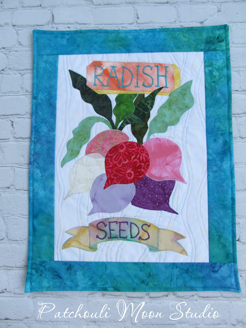 Patchouli Moon Studio~ Vegetable Seed Packet Quilts