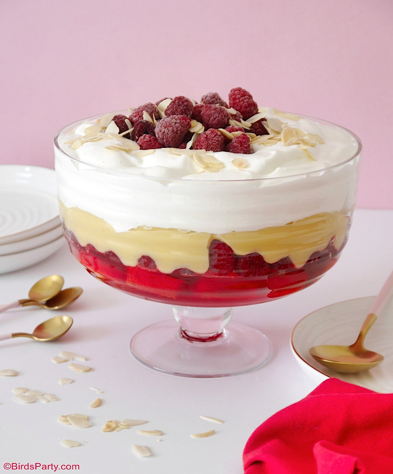 Classic English Trifle With Store Cupboard Ingredients and Frozen ...