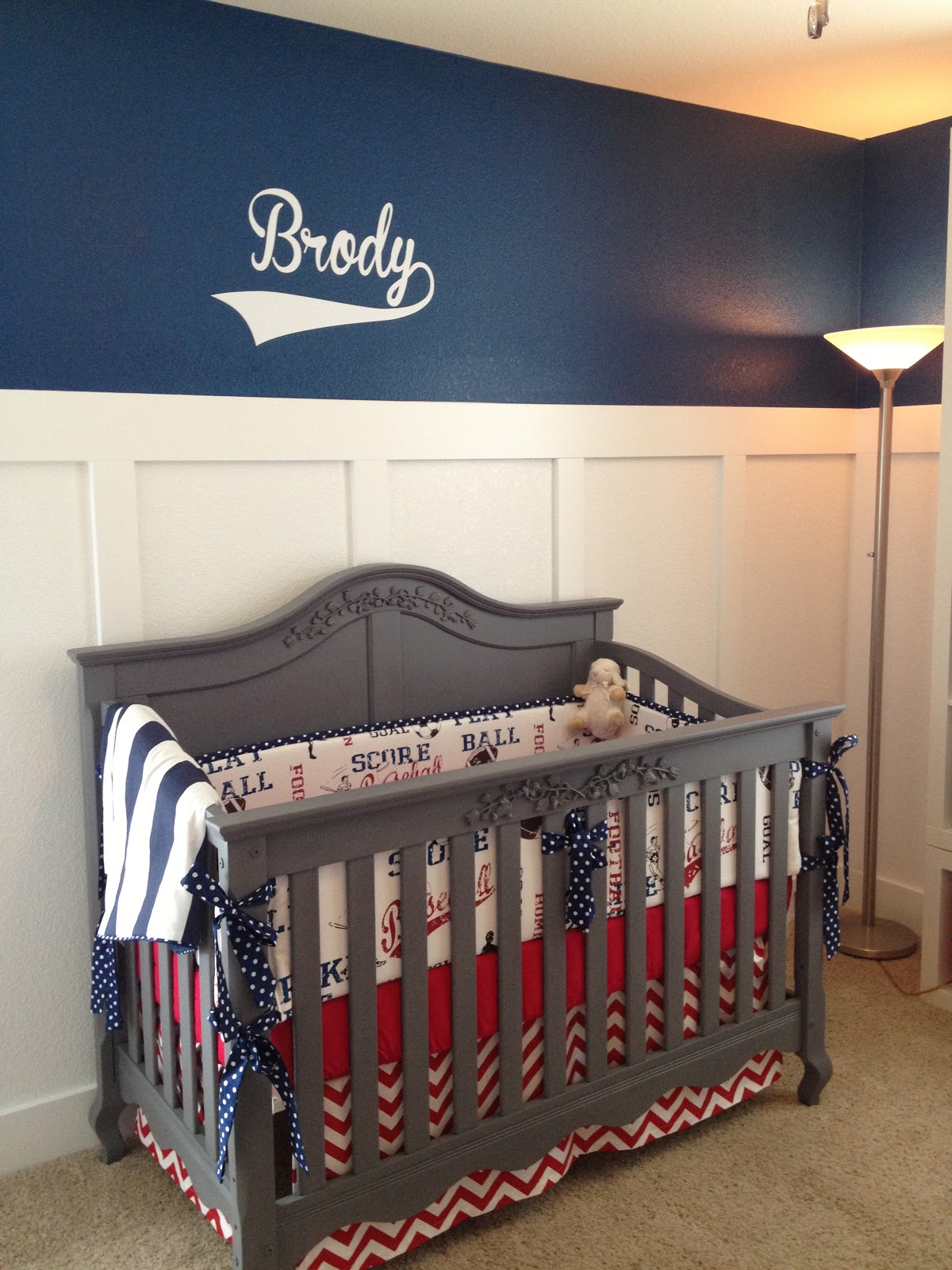 Vintage Baseball Baby Bedding 2