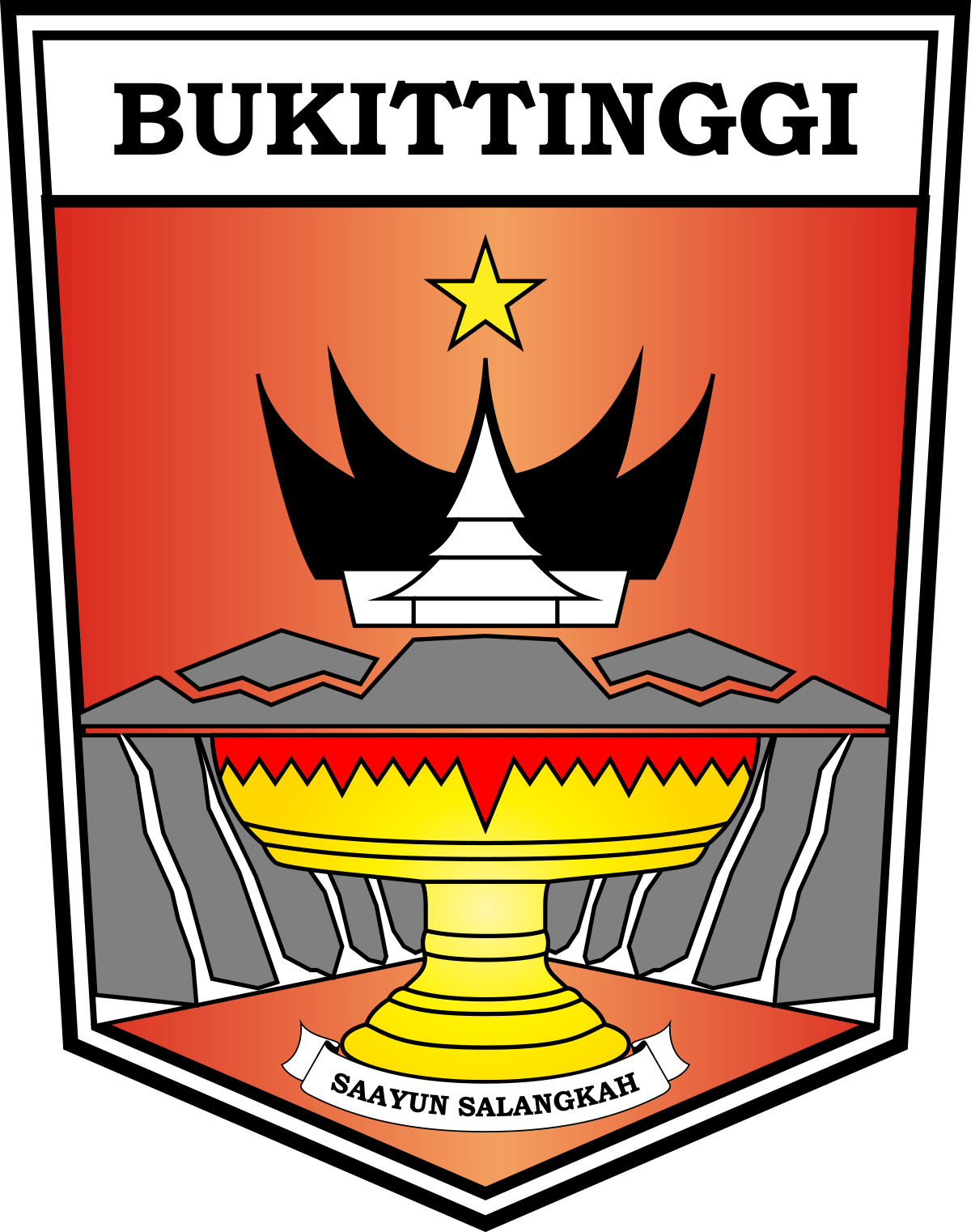 Lambang Kota Bukittinggi Sumatera Barat - 237 Design