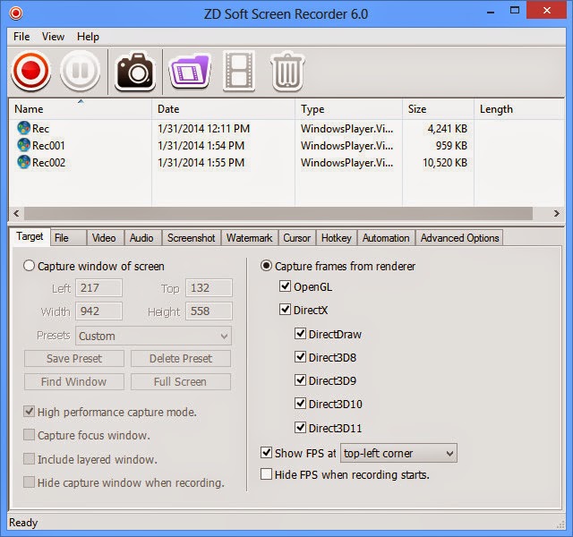 ZD Soft Screen Recorder 6.5 full version download
