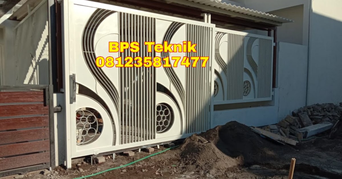 27 Pagar Minimalis Gresik, Yang Cantik!