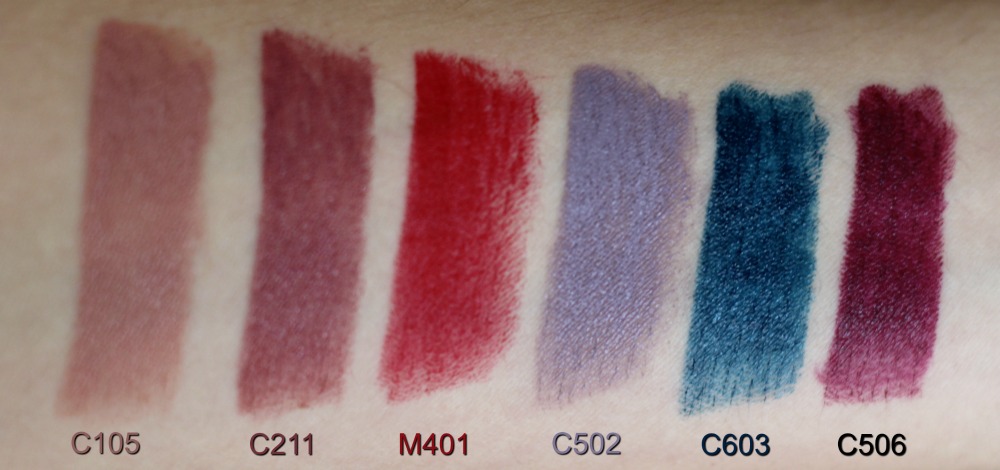 Make Up For Ever Artist Rouge Lipstick Swatches