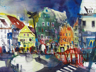 Aquarell auf Bütten, 56 x 76 cm, von: Andreas Mattern ©