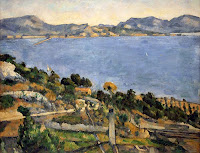 Paul Cézanne 'The Gulf of Marseille Seen from-L'Estaque' - Dreams and Reality Exhibition, National Museum of Singapore