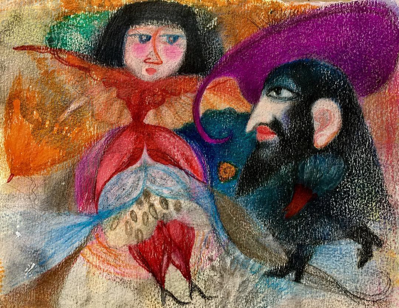 Beautiful Mixed Media Art by Maria Amiragova. Beautiful Mixed Media Art by Maria Amiragova.