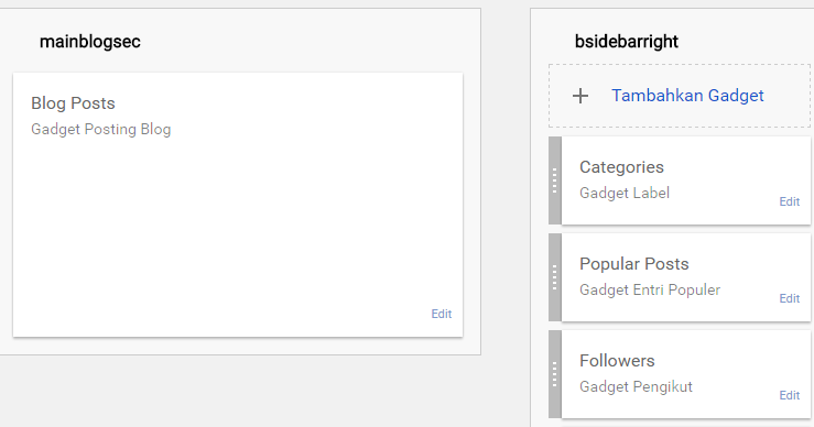 Post widget type. Post widget type