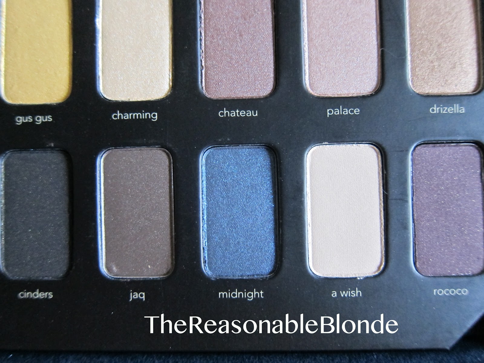 The Reasonable Blog: First Look: The Cinderella Palette