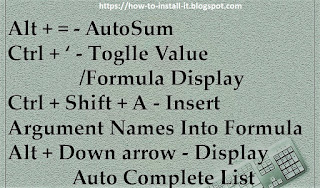 Microsoft Excel Shortcuts how to install it blogspot 1 13709847 1246432565370046 7045161346687294725 n
