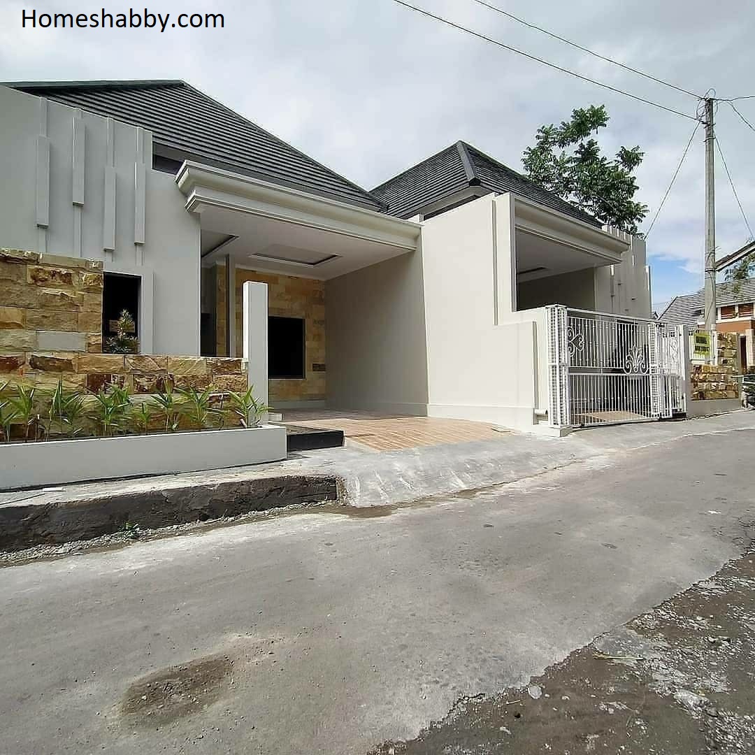 7 Inspirasi Desain Carport Dak Beton Tampilan Fasad Jadi Lebih Elegan