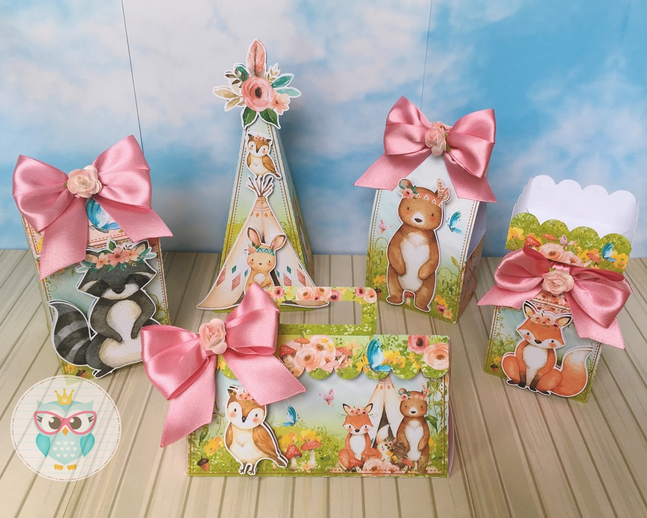 Madame Lilou Festa Animais Do Bosque