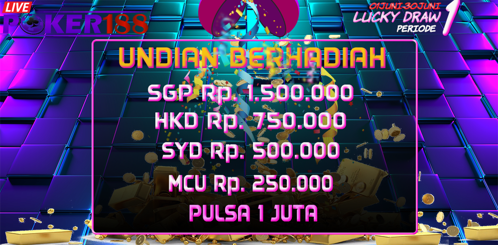 jendela livepoker188 online EVENT LUCKY DRAW LIVEPOKER188