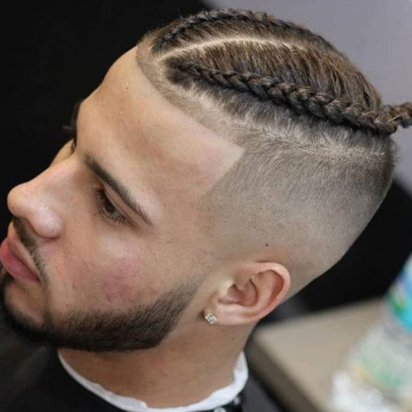 Braids with High Fade | 30 Different Types of High-Fade Haircuts | NeoStopZone