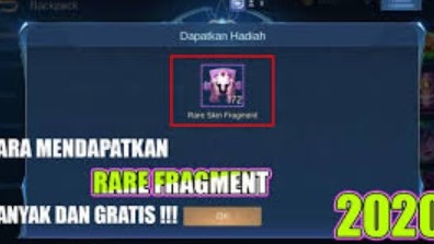 Cara Mendapatkan Rare Skin Fragment Mobile Legends Mudah Area Tekno