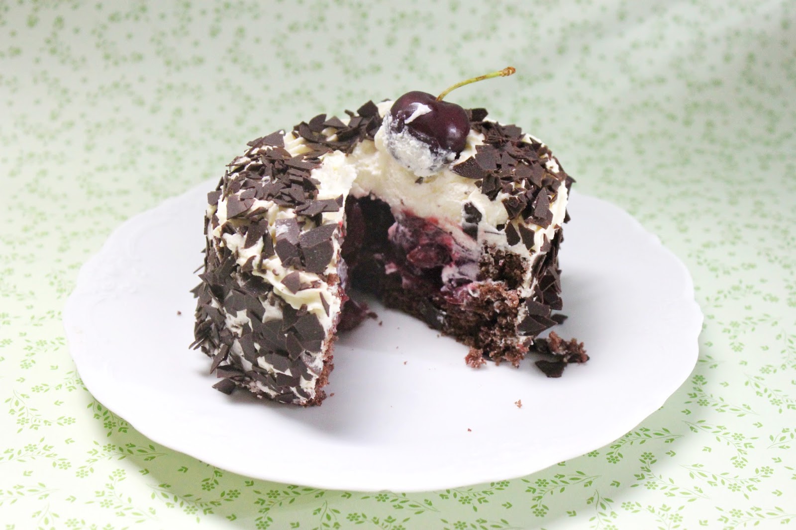 Schwarzwälder Kirschtorte Rezept .. als kleine Törtchen und als Dessert ...