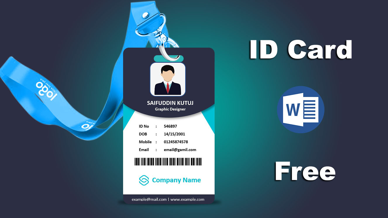 How to Create an Employee ID Card Template Using Microsoft Word With Regard To Id Card Template Word Free