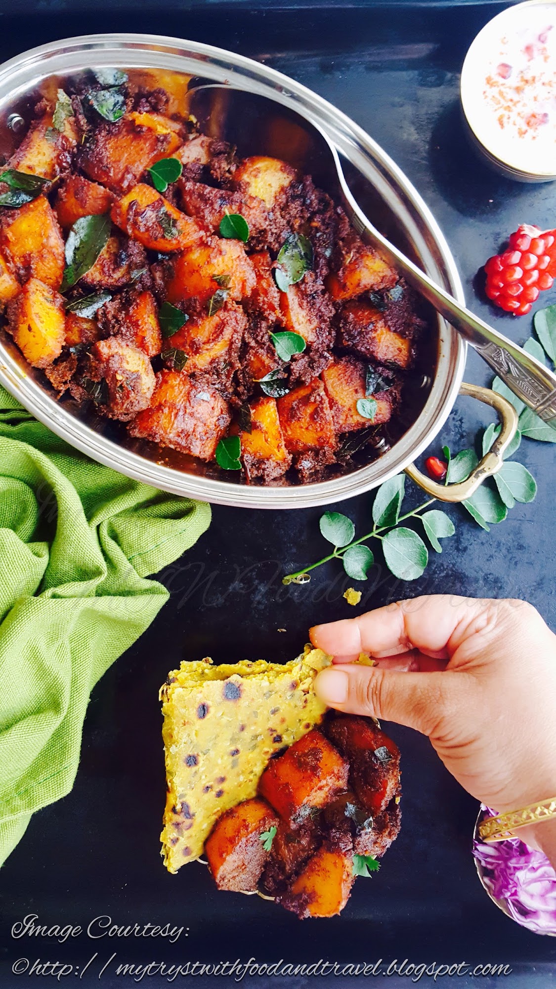 My Tryst With Food And Travel Potato Ghee Roast Recipe / Mangalorean