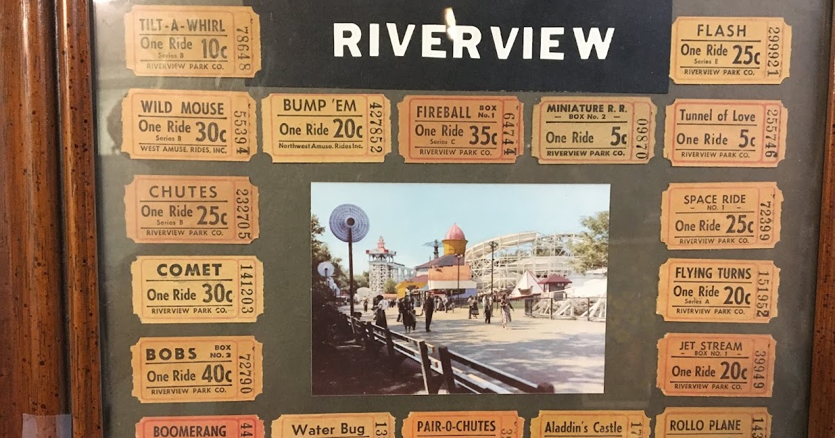 Ronn's Big Pile of Stuff Riverview Park Ride Tickets