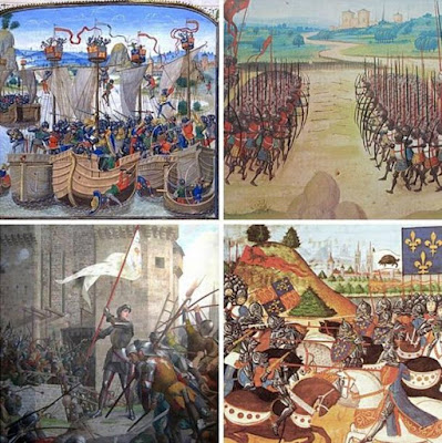 Градушката убила 1000 човека Battles-of-the-Hundred-Years-War